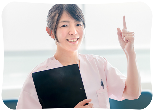 ブランクがあっても安心のサポート体制